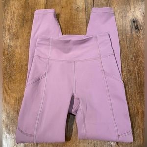 pink/purple Lululemon leggings